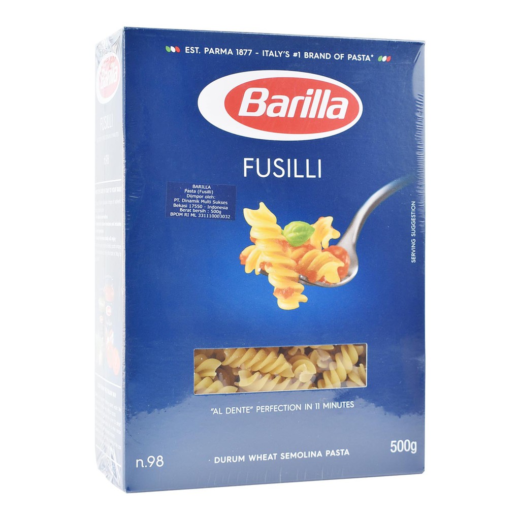 Barilla Fusilli 500 Gr