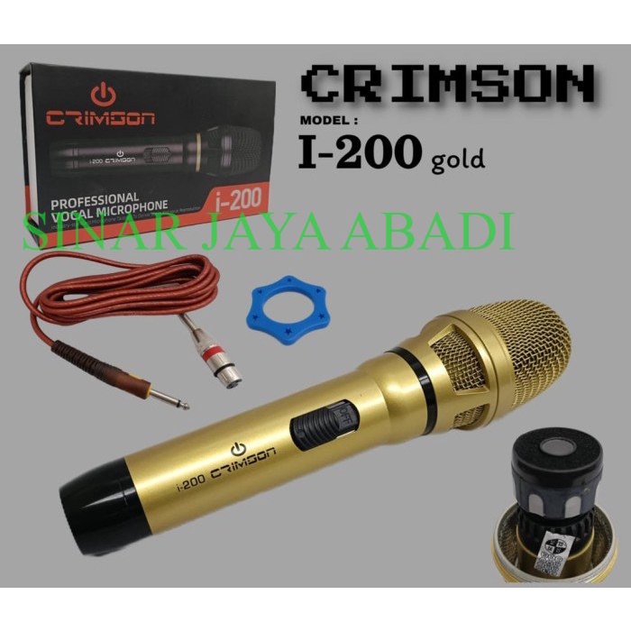 PROMO Mic Kabel Crimson i200 Original Crimson I 200