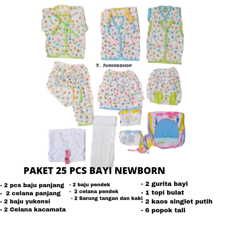 Paket baju bayi Newborn/ Baju bayi Newborn/paket hemat perlengkapan baju bayi newborn