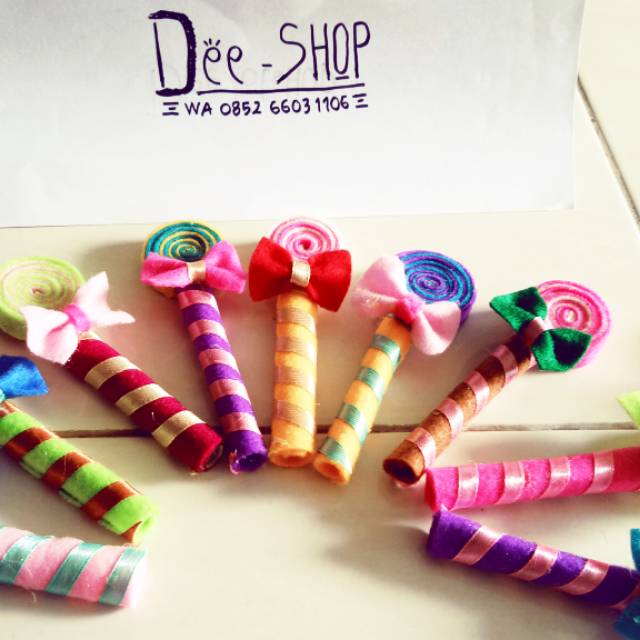 

Souvenir Amplop lebaran model lolipop