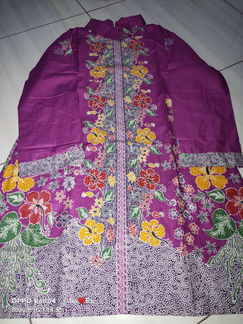 Atasan Tunik Batik Seragam Kantor Tunik Modern Terbaru - Bk007