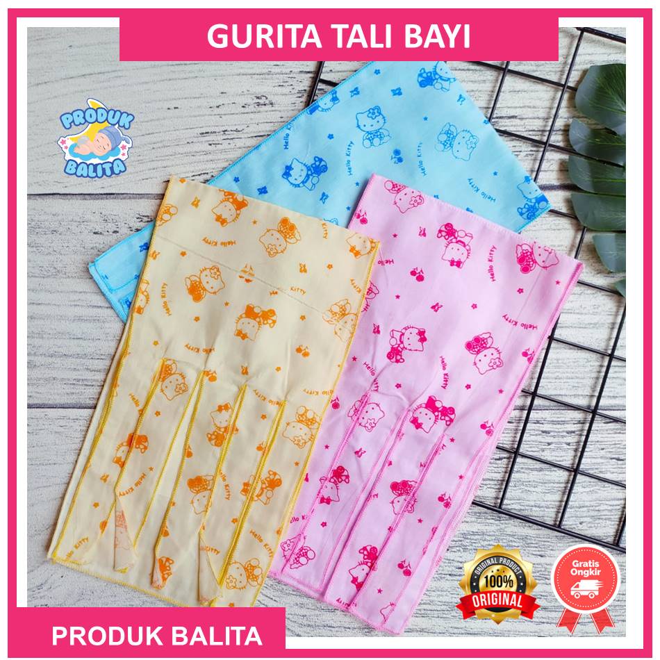 Gurita Bayi / Gurita Tali / Gerita Ikat Newborn Putih / Grito Motif