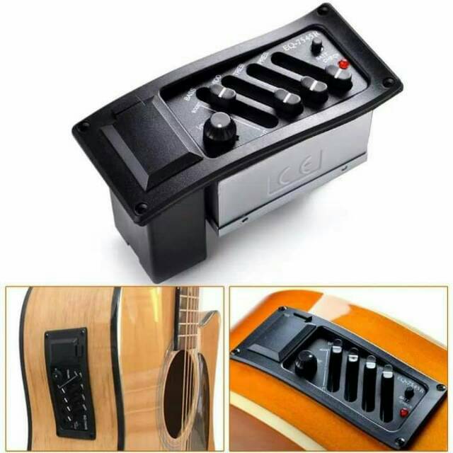 equaliser 7545r /spul gitar /elektrik gitar akustik komplit satu set