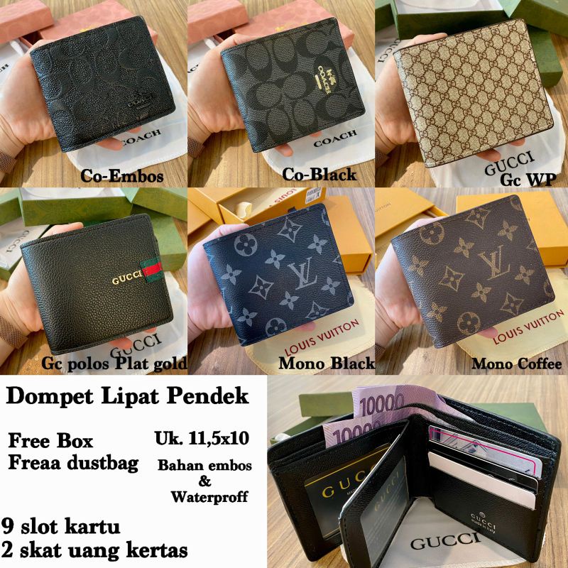 Dompet Lipat wanita/Dompet pria men wallet dompet lipat pria wanita import premium