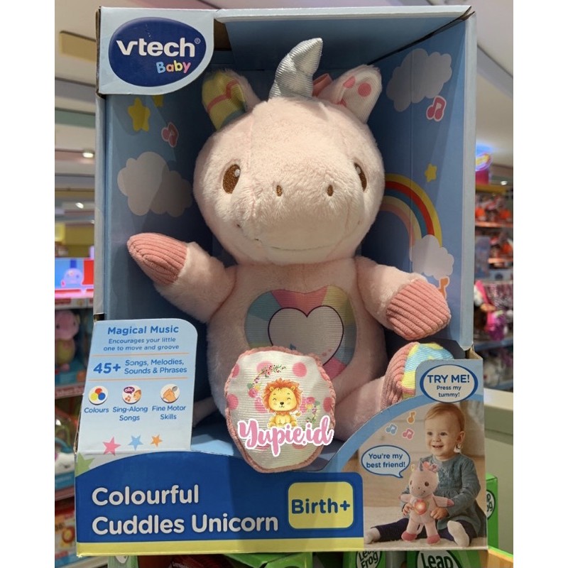 vtech colourfull cuddles unicorn