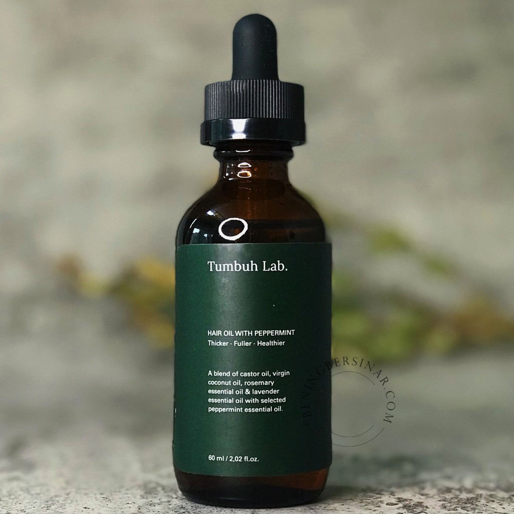 Jual TUMBUH LAB Hair Oil with Peppermint Indonesia
