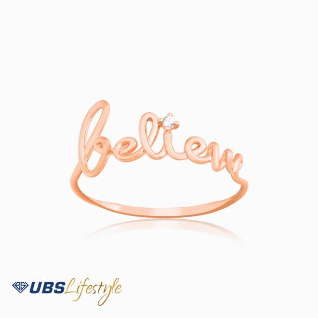 CINCIN EMAS UBS LINEA WISH LIMITED EDITION - 750 ROSE GOLD - CC15468