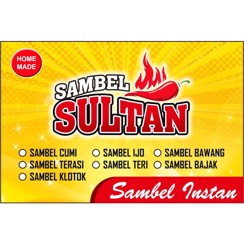 PROMO Sambal SULTAN Asli Surabaya / Sambal Cumi Terasi Klotok Ijo Teri Bawang Bajak