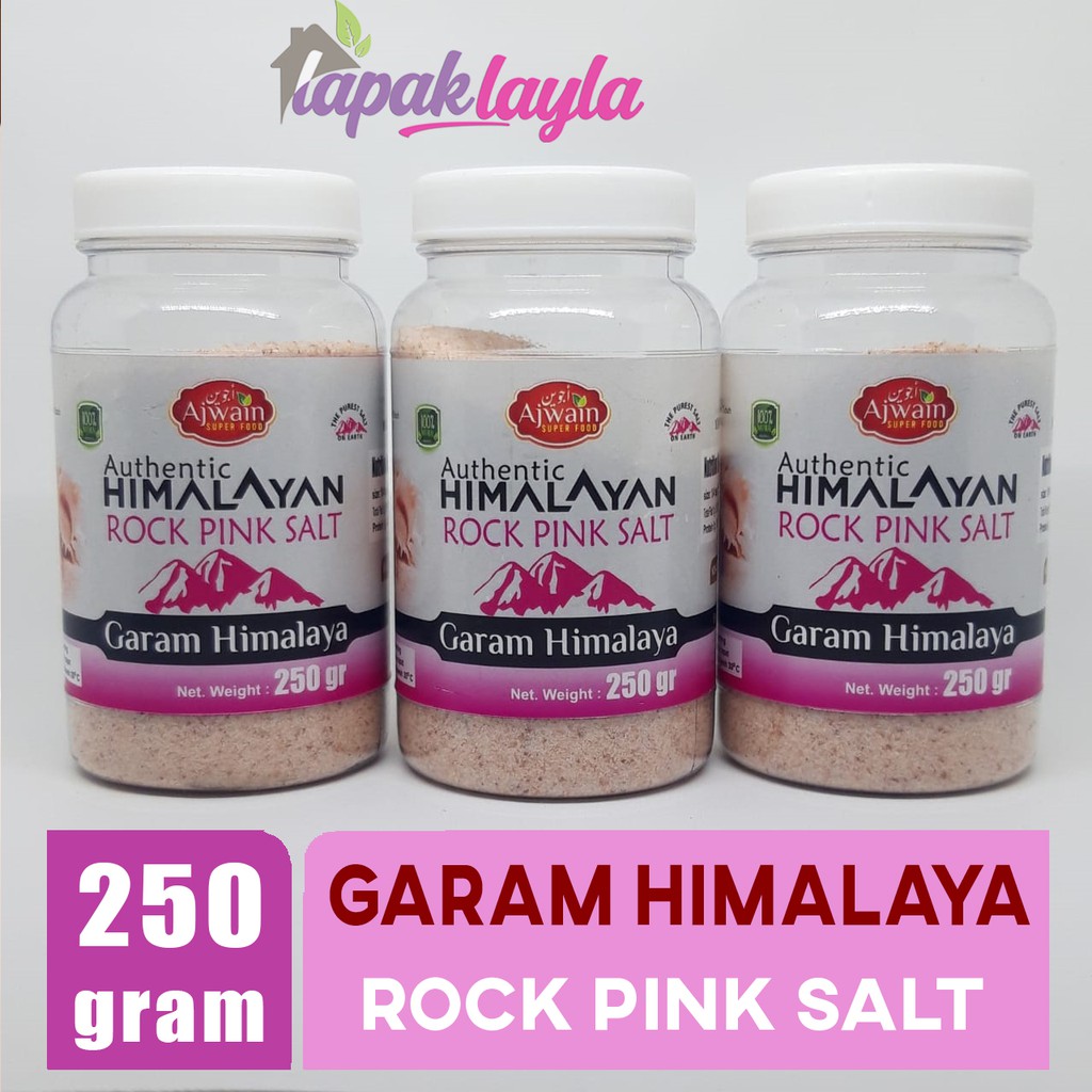 Garam Himalaya Himalayan Rock Pink Salt Ajwain 250 gram