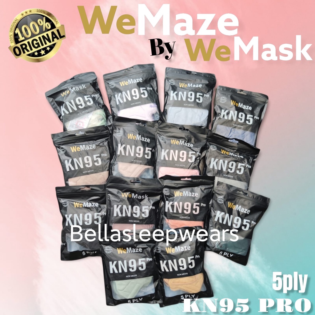 PRO KN95 WEMAZE 5PLY - MASKER KN95 NEW KOREA DESIGN WEMASK ORIGINAL