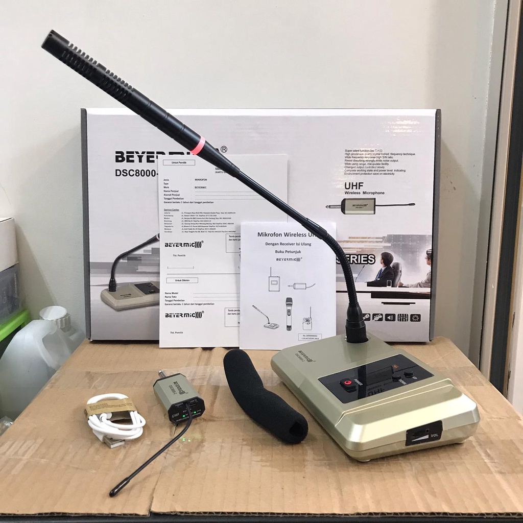 MIC MEJA WIRELESS BEYERMIC DSC 8000 CONFERENCE DSC8000 SINGLE MIC