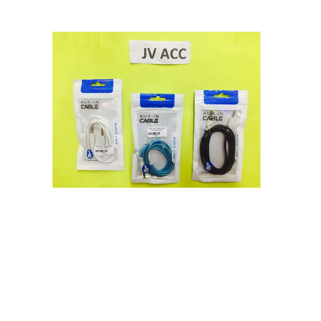 [RO ACC]  KABEL AUX KABEL SPEAKER AKTIF 1X1 TRANSPARAN KABEL AUDIO