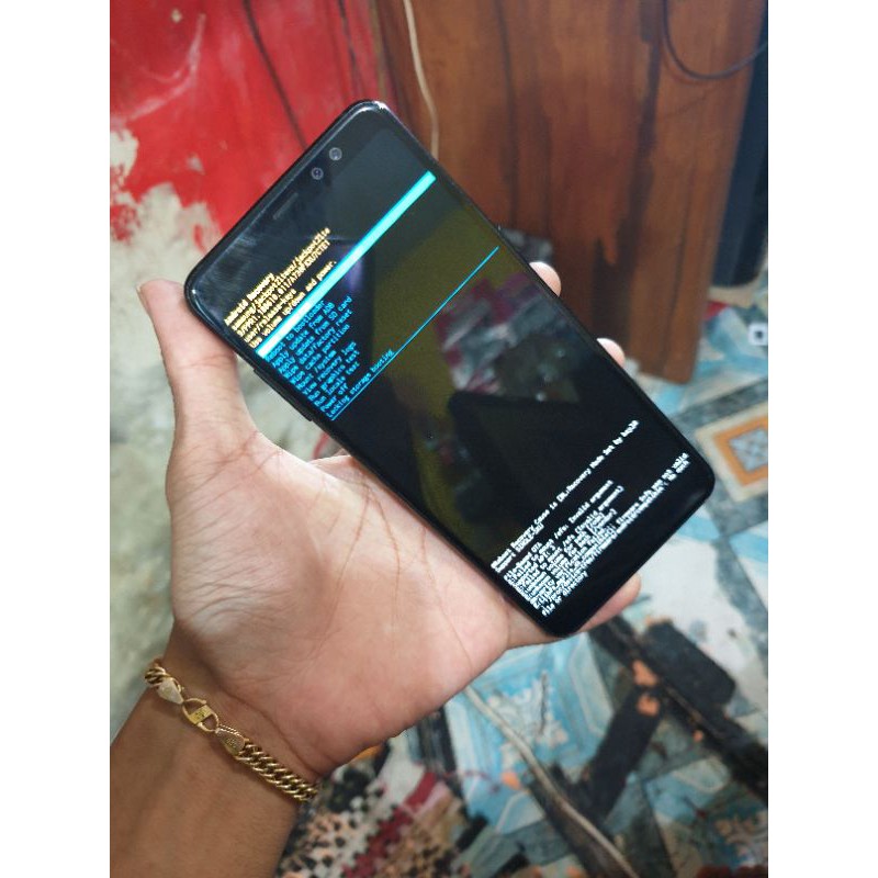 LCD SAMSUNG A8 PLUS orginal copotan