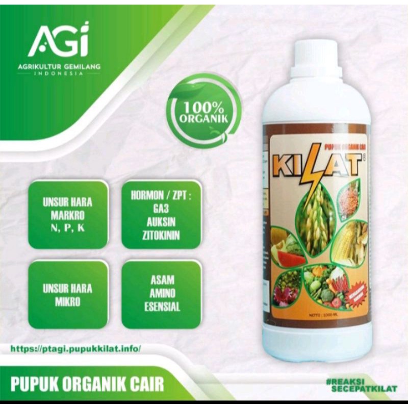 Pupuk cair organik Kilat 1liter