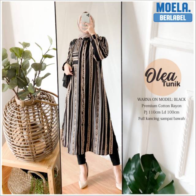 Olea tunik by moela - tunik bahan rayon viscose premium