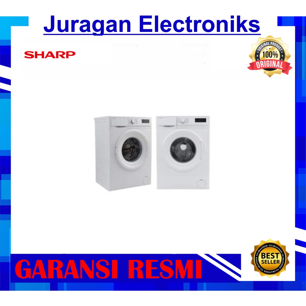 SHARP MESIN CUCI FRONT LOAING ES-FL1062B / ES FL1062B / ES FL 1062 B