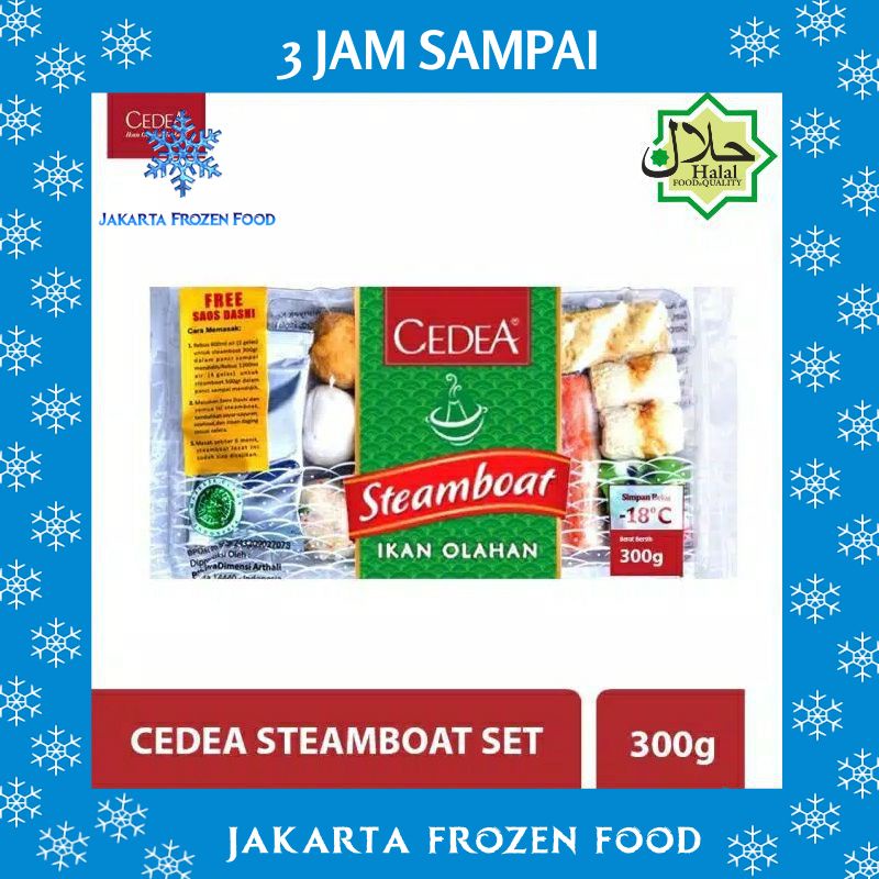 

CEDEA Steamboat Set 300gr Ikan Olahan Berkualitas Makanan Halal Enak Murah