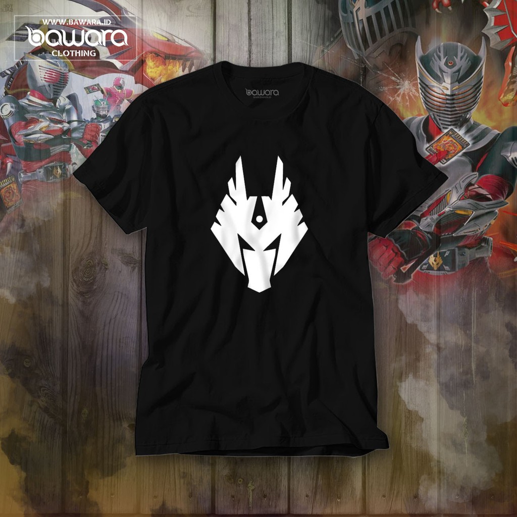 Bawara Kaos Anime Kamen Rider Ryuki Kualitas Premium