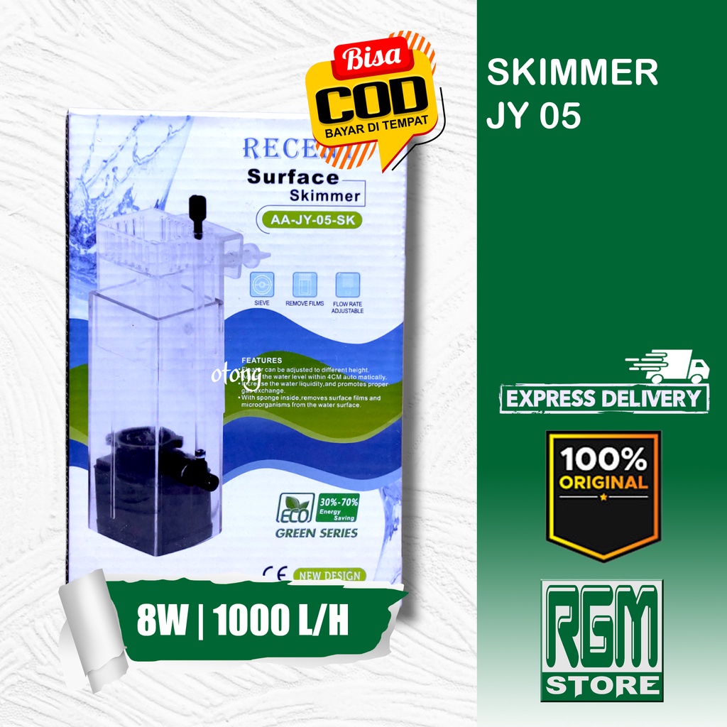 RECENT JY05 JY-05 JY 05 Mesin Pompa Surface Protein Skimmer Skimer Aquarium aquascape murah