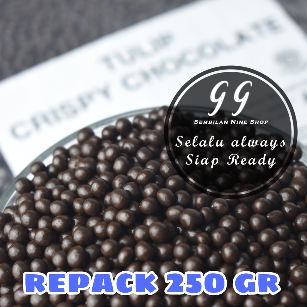 

Tulip 250 Gram CRISPY Chocolate Crispyball Pearl Dark Cokelat Coklat Krispi Halal