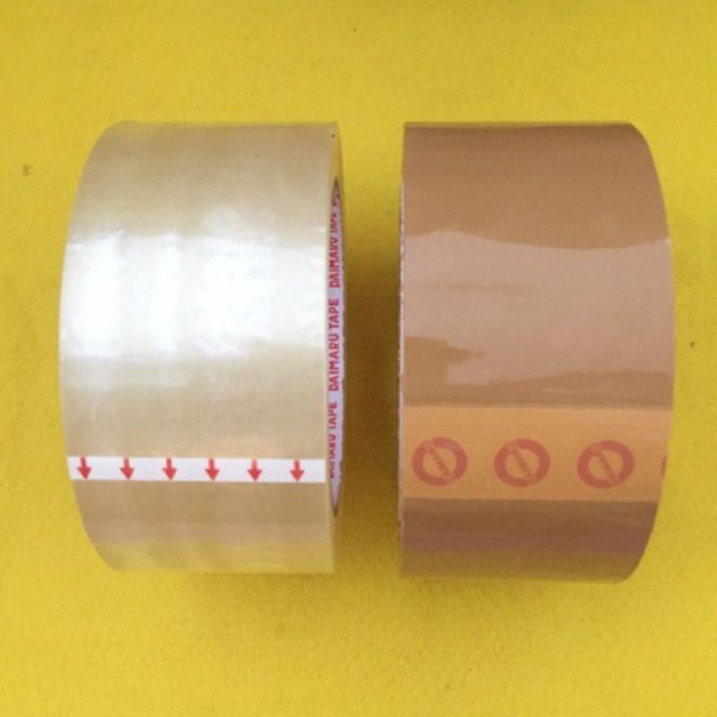 

Lakban Bening / Coklat Daimaru 90 Yard (1 pcs)