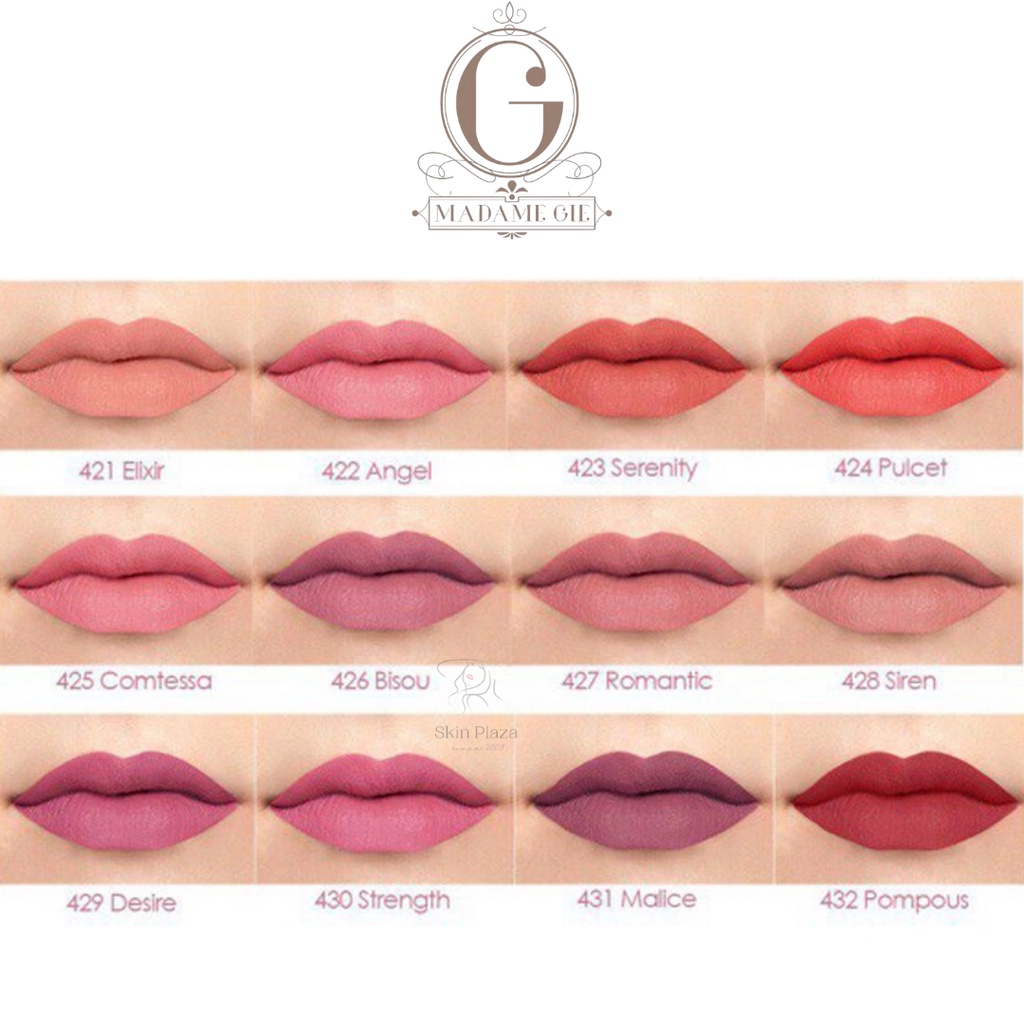 Madame Gie Magnifique Lip Liquide Matte Nude Series