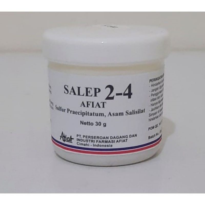 Salep 2-4 Afiat 30gr (kudis,kurap,gatal,eksim)/Salep Miconazole Nitrate/salep jamur