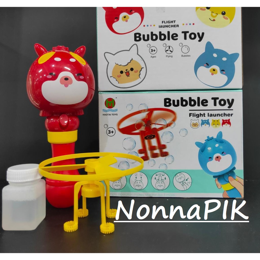 Mainan Bubble Toy gelembung sabun kincir angin yang bisa terbang