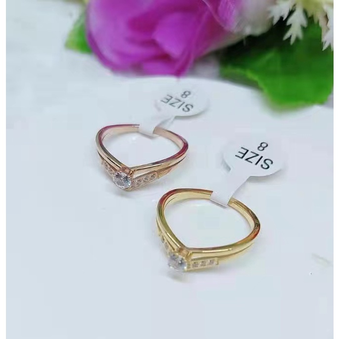 Cincin Titanium Permata Perhiasan Fashion 214,215