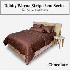 (DOBBY SALUR) Katun Dobby Salur 3cm Bahan Hotel
