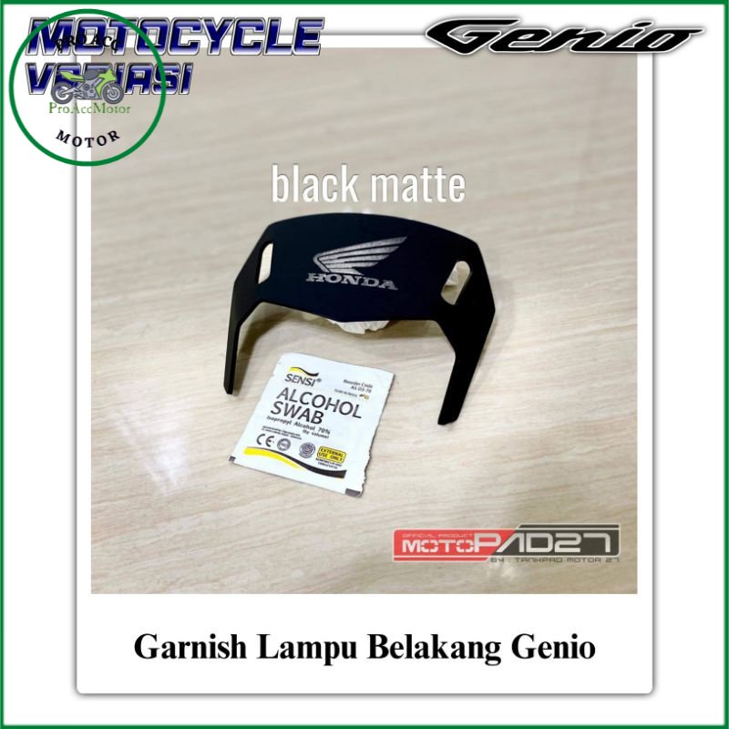 Garnish Lampu Belakang Genio Garnis Cover Lampu Belakang Honda Genio (bisa cod)