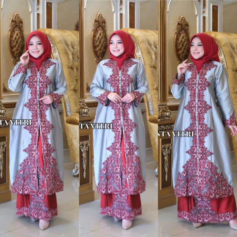 BEST SELLER//KEBAYA ORIGINAL//SET KEBAYA CINTA FITRI//Kode PJ