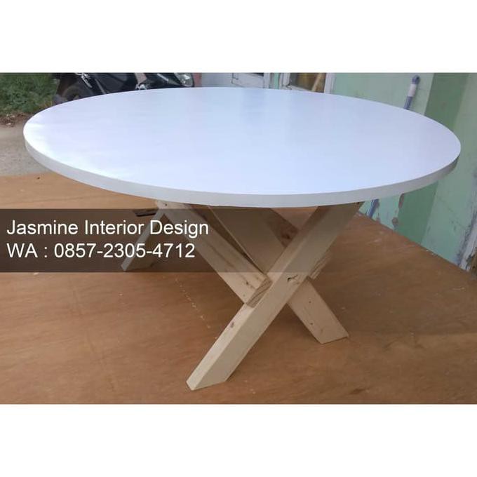 Spesial - Meja Belajar Anak / Meja Makan / Meja Minimalis Warna Putih