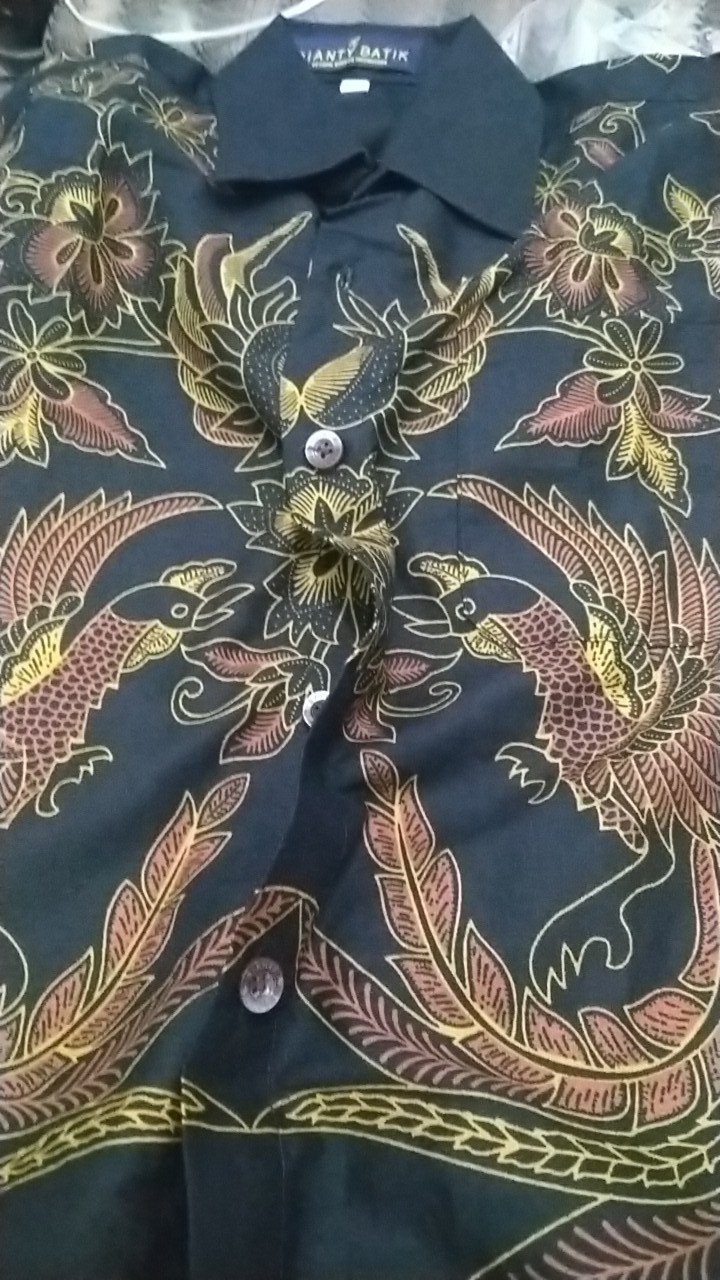 Rianty Kemeja Slimfit Batik Pria Lengan Panjang Naziron Motif Modern Original Jumbo Premium Terbaru
