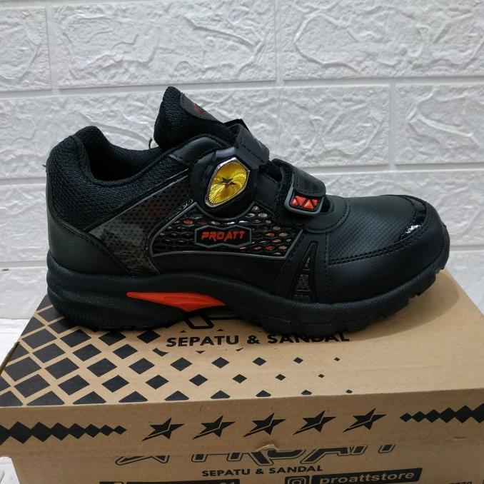 SEPATU SEKOLAH ANAK PRO ATT PMB MAGNET SNEAKERS LAKI LAKI CEWEK TK SD