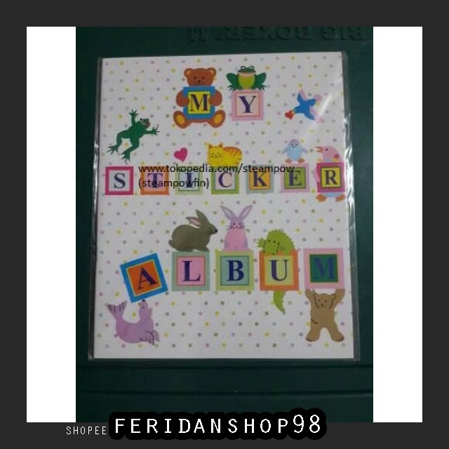 

BT510 BUKU STIKER BEST MY STICKER ALBUM BOOK STATIONERY BY FERIDANSHOP98