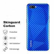 Skin Carbon Realme C12, 5i, C1, C15, C11, X2 PRO, C2, C3 Garskin Carbon Back Sticker Carbon [QTOP]