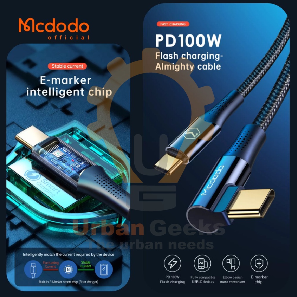 Type C Cable To Type C 100W Fast Charging Mcdodo CA-8320