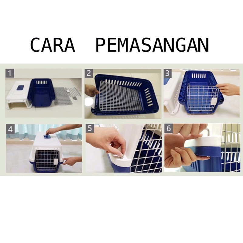 PET CARGO SIZE L 66cm x 45cm x 45cm PET KARGO ANJING PET CARGO KUCING PET CARRIER ANJING PET KENNEL BOX PENGIRIMAN HEWAN KANDANG KARGO HEWAN PET TRAVEL CARGO JUMBO PET CARGO BESAR