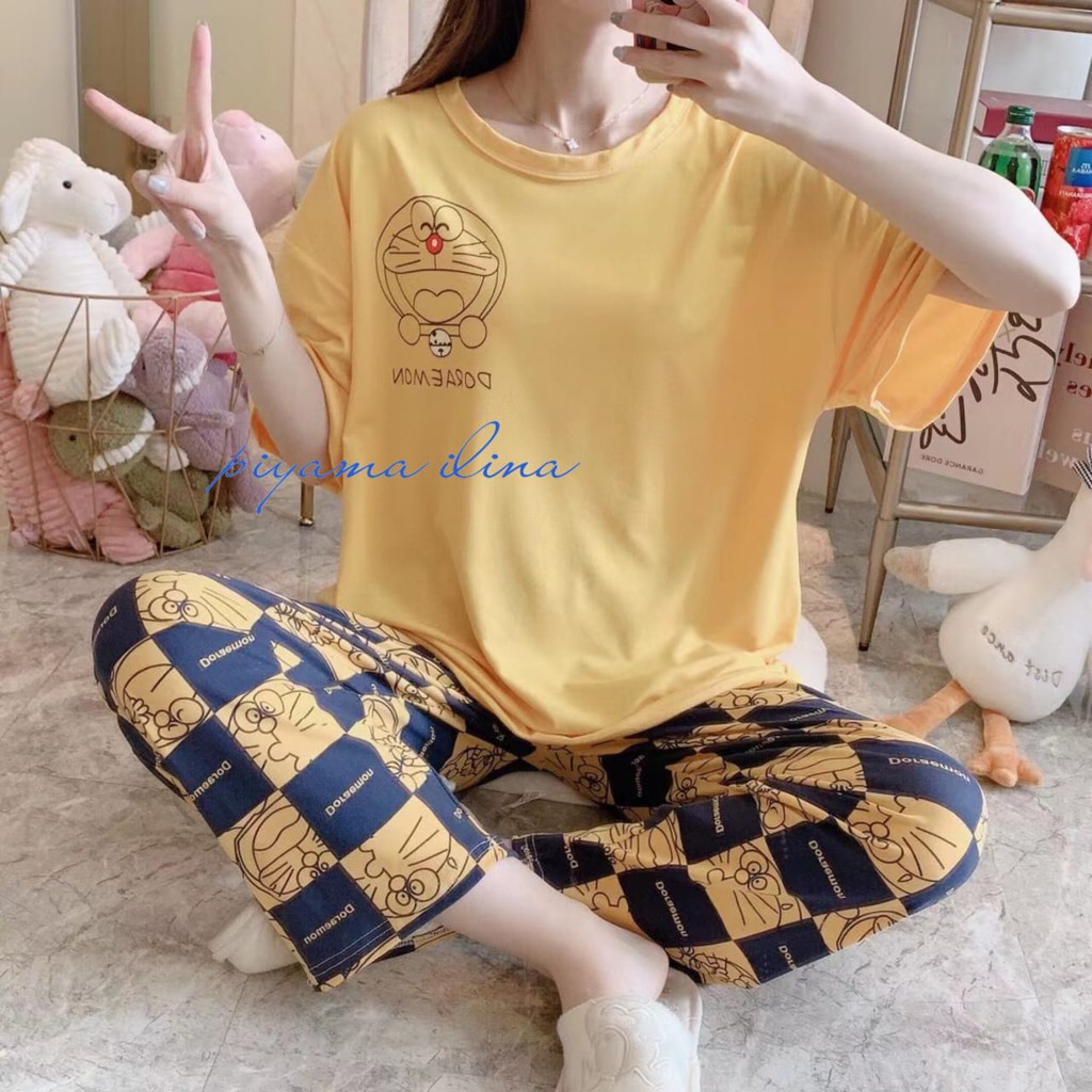 DW-47HP Baju tidur wanita bahan kaos premium