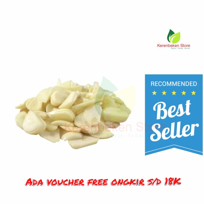 

bawang putih iris - 1 kg