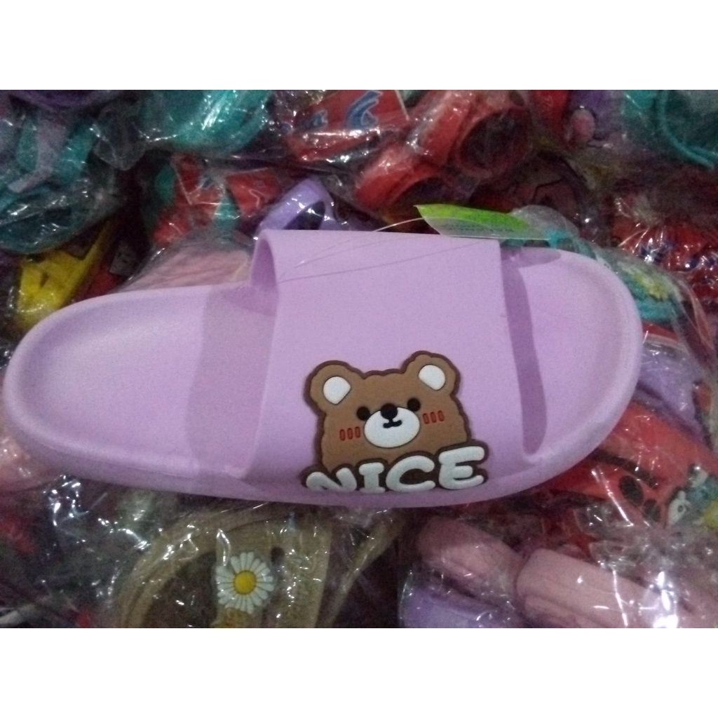 Sandal selop wanita karet jelly balance 2228-2 size ( 36-41) sandal selop perempuan nice boba fhasion Korea terbaru