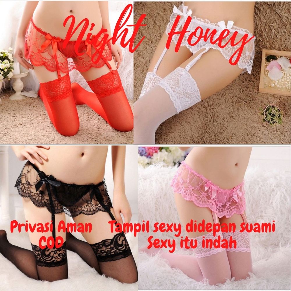 Garter Belt Sexy Untuk Pengait Stoking Lingerie Model Lace Set Gaun Pakaian Baju Linjeri Lingeri Lin