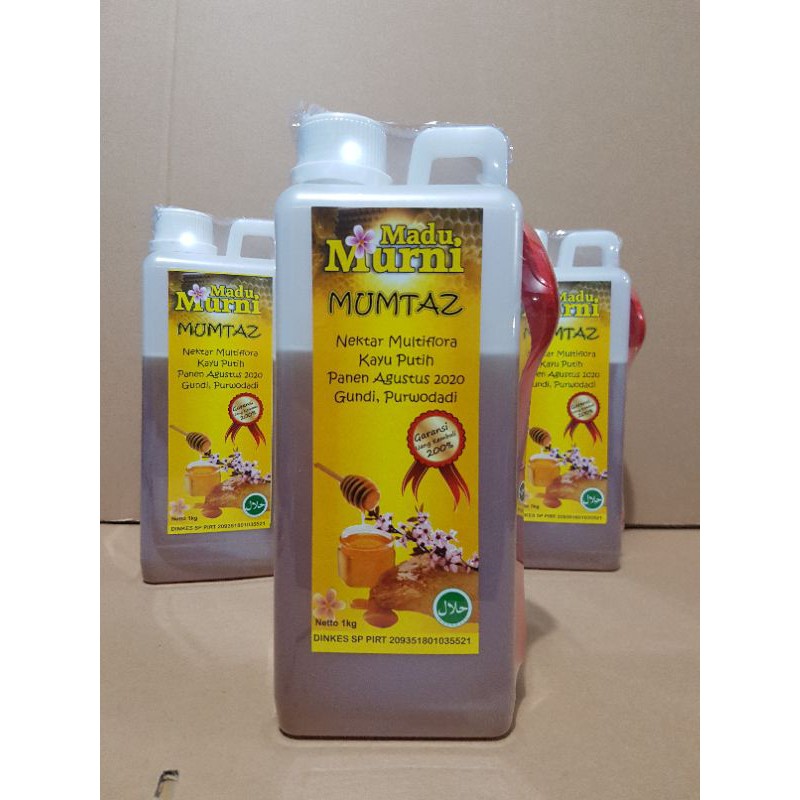 

Madu Murni 1kg Nektar Kayu Putih