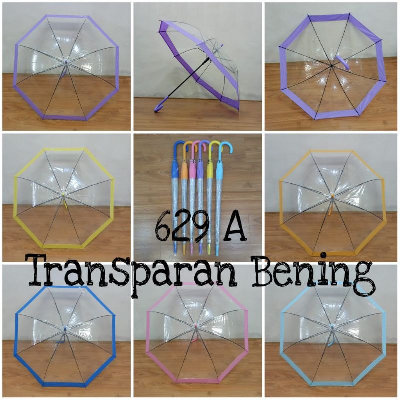 Payung Transparan Bening / Payung Bening / Payung Transparan
