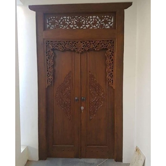 pintu gebyok pintu gapura pintu antik pintu klasik pintu jati jepara