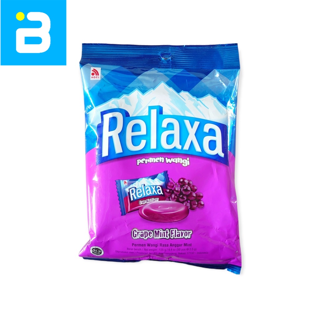 

Permen Relaxa Grape Mint Flavor 125 G