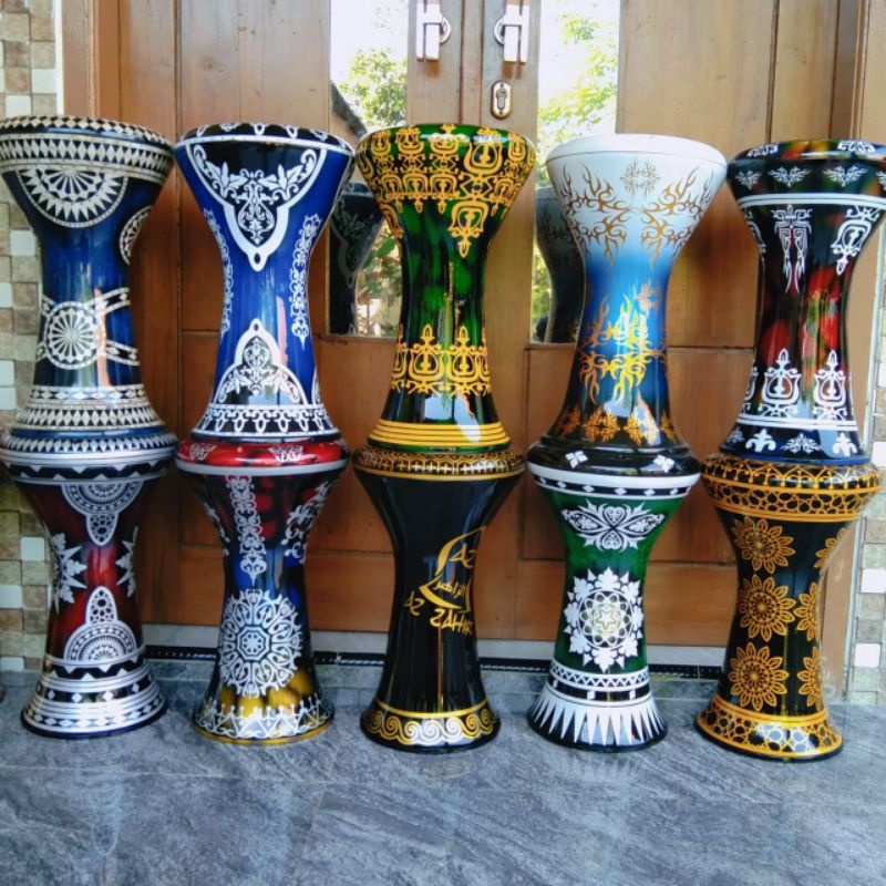 DARBUKA SOMBATI 8INC MOTIF FULSET⭐⭐⭐⭐⭐