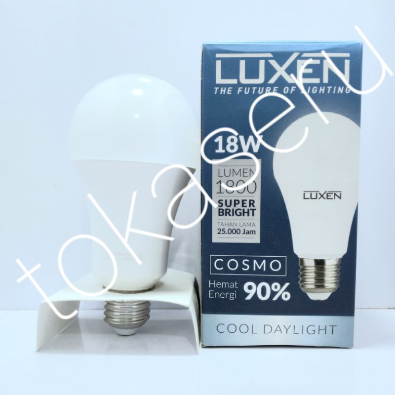 Luxen led bulb 18 watt lampu LED Luxen