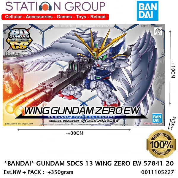 BANDAI 57841 SDCS 13 WING ZERO EW 20 - GUNPLA MODEL KIT